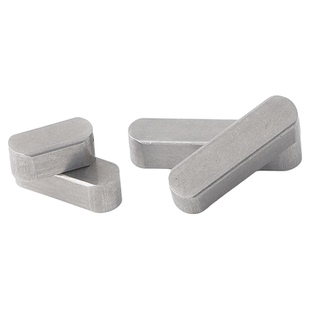 304不锈钢平键圆角GB1096A型平键槽销子方料键条头 M3M4M5M6M8M10