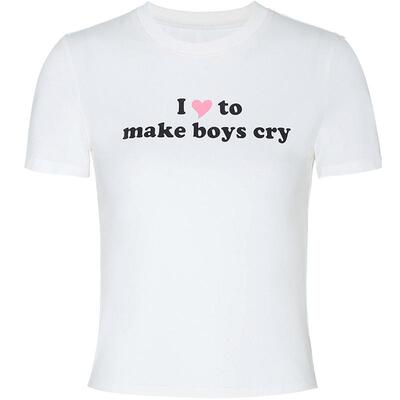 FIVE PLUST恤女字母标语短袖气质圆领小众上衣棉质女夏装