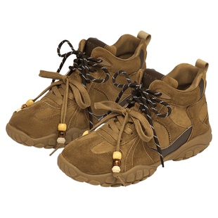 KISSCAT接吻猫[布朗尼]miu系户外德训鞋舒适复古高帮美拉德运动鞋