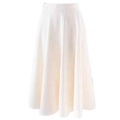 衣纱布菲中长复古风雪纺半身裙