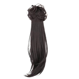 新中式假发辫子马尾女发簪轻国风假发抓夹式侧马尾汉服假发辫发饰