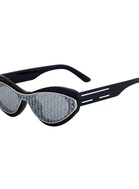 米钉猫眼太阳眼镜女高级感小框