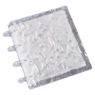 渐变色水晶水波纹亚克力卡册一宫格高颜值ins风3寸拍立得相册追星小卡收纳收藏册迷你便携蘑菇扣活页收集卡册