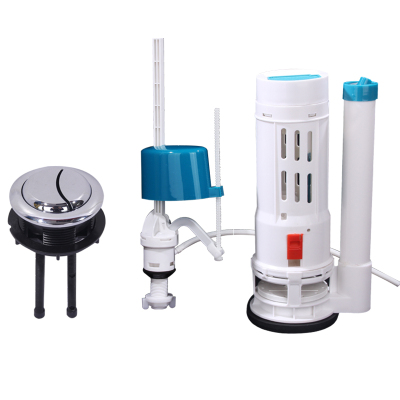 配件通用双按全套老式座便进水阀