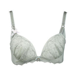 tutuanna女士文胸 纯色舒适无钢圈聚拢收副乳防下垂女士文胸