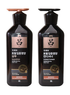 黑吕洗发水400ml人参灵芝