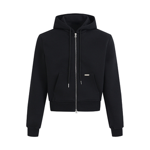 「GRNL」气场覆盖 连帽恶魔角外套宽廓肩男女短款卫衣