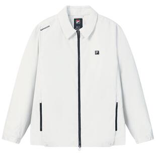 FILA 斐乐官方男棉服2026春新款防泼水简约商务翻领保暖夹克外套
