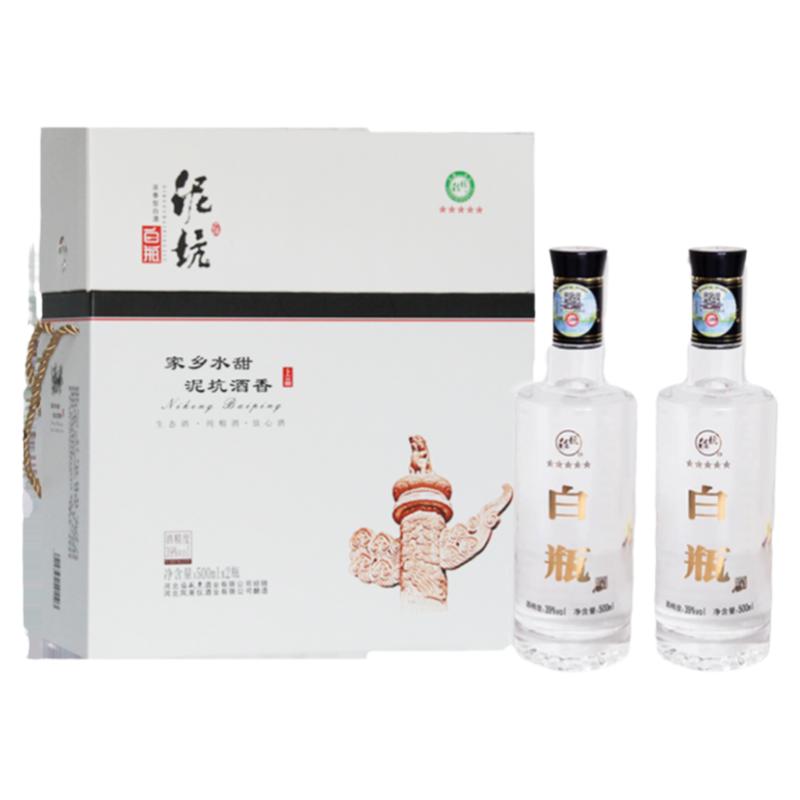 泥坑五星白瓶39度6瓶礼盒浓香酒