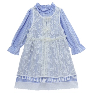 图图小象童装女童连衣裙套装2026新款春装儿童公主风甜美裙子洋气