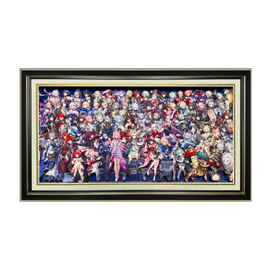 崩坏星穹铁道3D立体画全家福