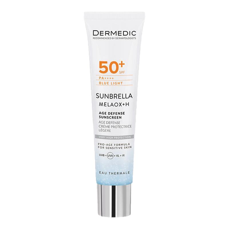 dermedic抗光抗老全光谱防晒霜40ml抗氧焕白修护SPF50+PA++++