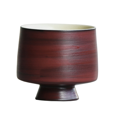 成皿手作山楂红茶盏轻奢陶瓷茶杯