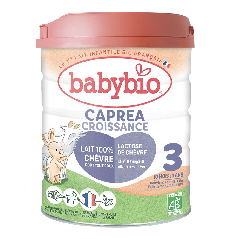 法国Babybio伴宝乐有机羊奶3段