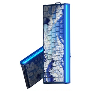 狼蛛Hero68mini铝合金矮磁轴键盘有线电竞游戏专用高性能台式电脑