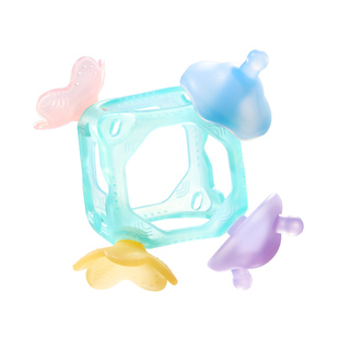 如山魔方牙胶磨牙棒婴儿曼哈顿球防吃手小月龄咬胶6个月以上4宝宝