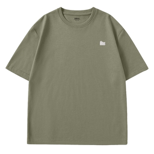 班尼路高质量短袖t恤男士户外休闲简约半袖2026夏季重磅纯棉T恤A