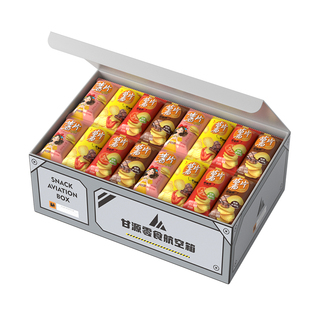 甘源薯片32包航空箱烘烤非油炸焙烤解馋休闲膨化食品巨好吃的零食