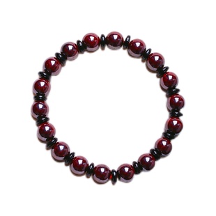 原矿朱砂还原砂圆珠单圈手链 天然矿石手链 支持鉴定亲们对比价格