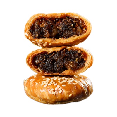 正宗黄山烧饼梅干菜肉馅酥饼安徽网红特产糕点零食休闲即食小吃