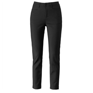 夏款铅笔裤子女 修身休闲9分裤 弹力棉锦小直筒职业女性工作裤