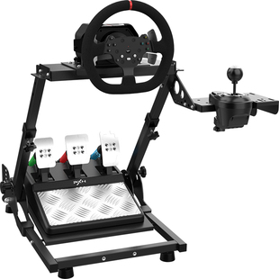 莱仕达pxnA10方向盘折叠支架V10/V12电脑赛车游戏模拟器罗技G27/G29/G923固定架速魔爪MOZA图马思特T300/TGT