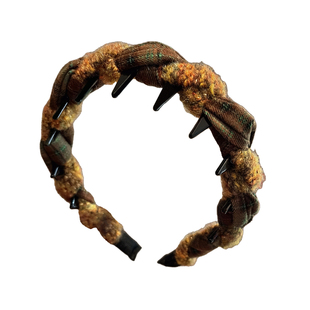 高颅顶发箍女款秋冬2025新款日常外戴洗脸头箍带齿压发卡发捆头饰