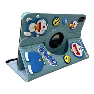 哆啦A梦A16ipad10代10.9寸保护套10.2寸9.7苹果Air745平板壳10.5Pro11卡通A2602防摔789代旋转皮套12.9mini62