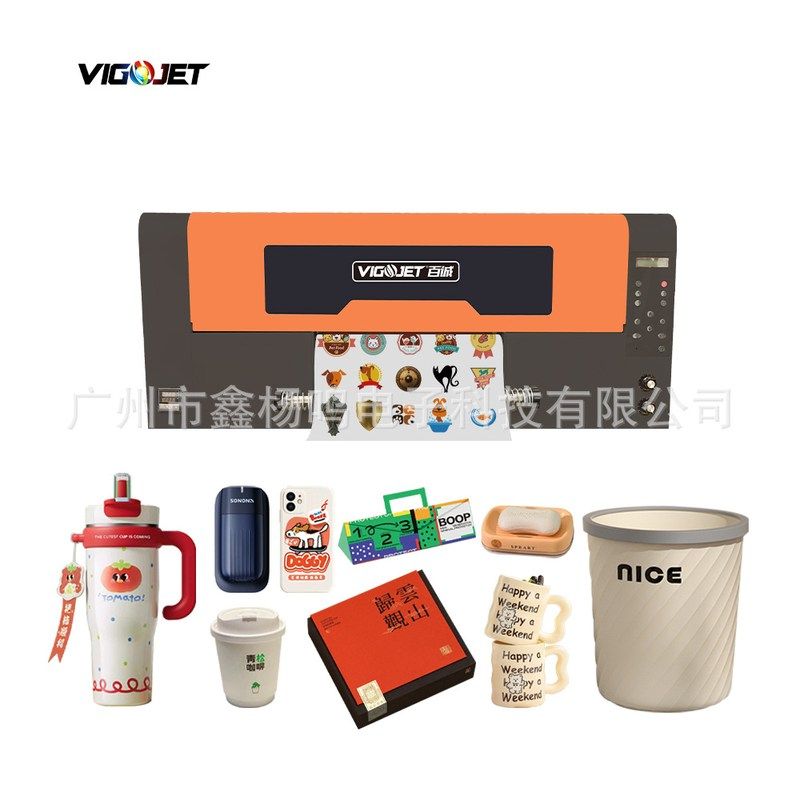 Vigojet-60CM宽幅水晶标打印机UV DTF Printer 个性烫金水晶标