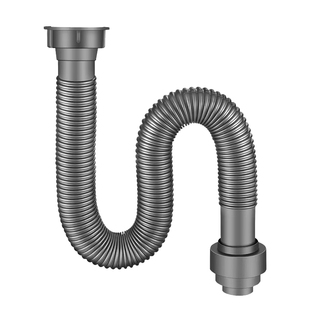 厨房洗菜盆下水管配件水槽洗碗盆池58mm接口下水道防臭排水管软管