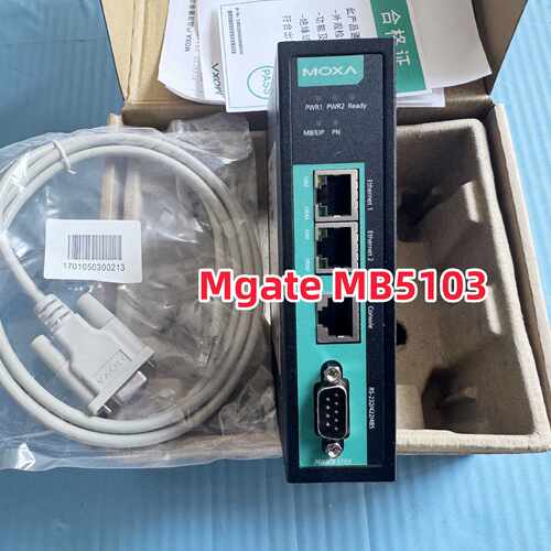 议价台湾MOXA MGATE5103网关Modbus 转 PROFINET 交换机现货