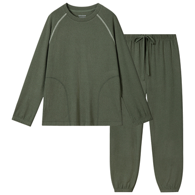 舒雅女士磨毛家居服套装