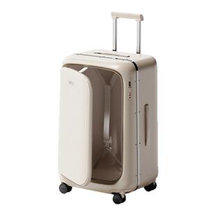 CECE2025新款大容量深仓侧开铝框行李箱加厚结实耐用旅行拉杆皮箱