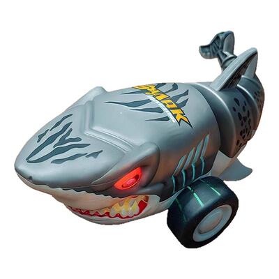 儿童电动遥控机械仿真大鲨鱼黑科技电子玩具摇摆会走男孩生日礼物