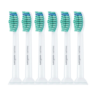 飞利浦电动牙刷头hx6016替换头HX6730HX6721HX3226/3216通用6支装