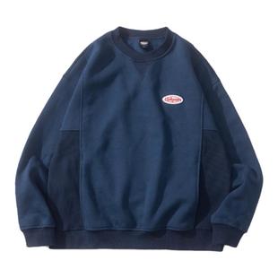 DAKYAM(达人) 2023A/W Split Crewneck Sweater 罗纹拼接圆领卫衣
