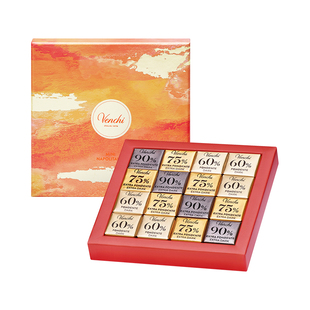 【醇香黑巧】Venchi黑巧克力薄片礼盒闻绮进口高端零食生日送礼物