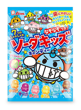 日本进口零食LION狮王汽水糖糖果