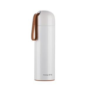 茶花保温杯车载大容量便携简约304不锈钢男款保冷焖泡茶精致水杯