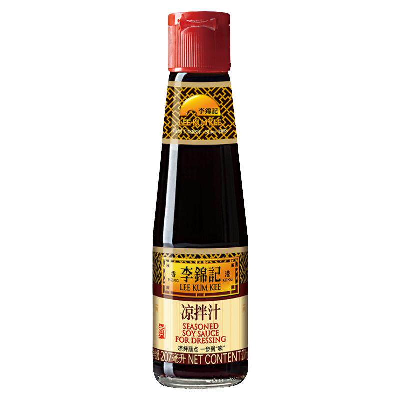 李锦记凉拌汁207ml/瓶点蘸凉拌时蔬调味烹饪拌面汁厨房调味品