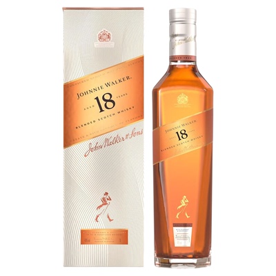Johnnie Walker尊尼获加18年750ML 苏格兰铂金调配威士忌海外进口