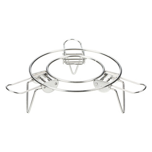 霜山304不锈钢蒸架多功能可伸缩蒸笼蒸盘家用厨房隔水蒸格蒸笼架