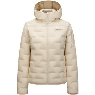 波司登羽绒服女冬季新款连帽轻薄短款轻暖鹅绒压胶舒适羽绒服外套