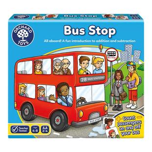 Orchard Toys巴士站台亲子互动桌游数感计数益智玩具戴围巾长颈鹿