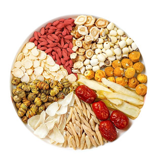 西洋参石斛麦冬熬夜汤沙参玉竹无花果百合膳食滋润汤清润煲汤料包