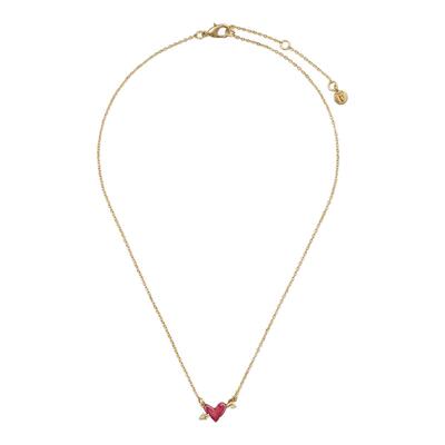 【情人节礼物】Fable丘比特爱心之箭珐琅彩项链锁骨链送女友礼物