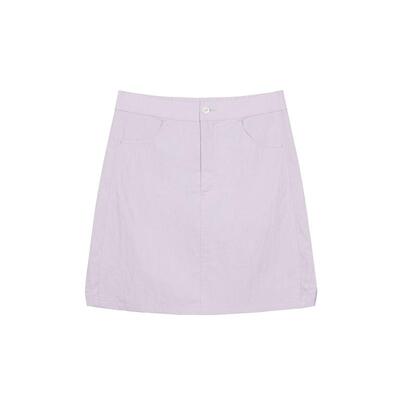 LLANO直筒裙百搭A型短裙