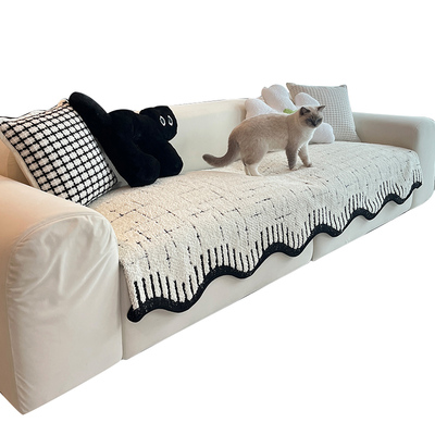 四季通用真皮沙发专用沙发垫透气