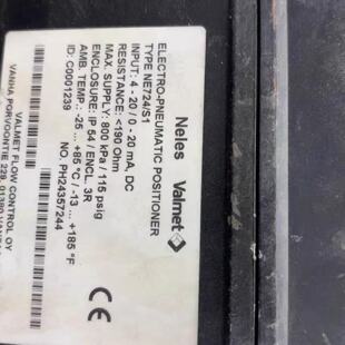 议价Neles Valmet电动气动定位器 NE724A