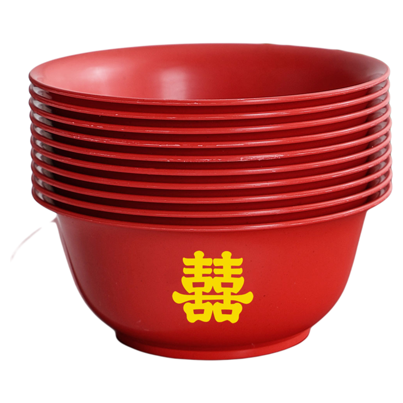 婚宴结婚喜字一次性餐具套装